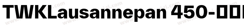 TWKLausannepan 450字体转换